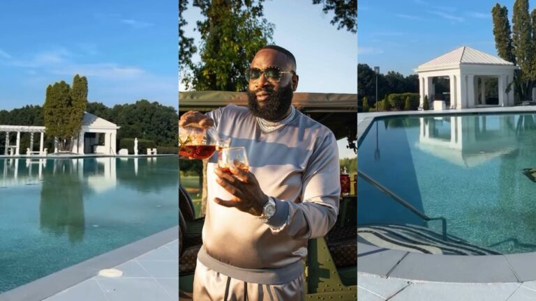 Rick Ross claims to own the largest residential swimming pool in the USA