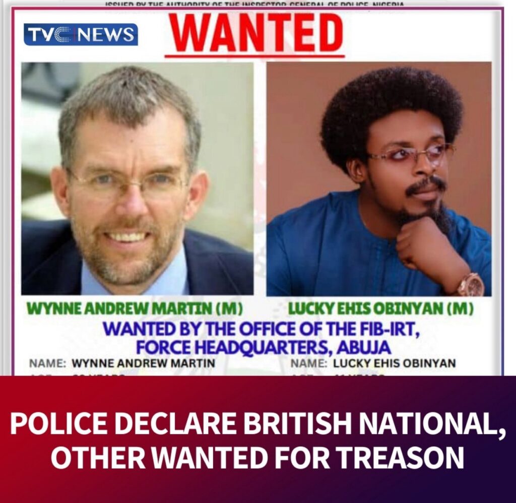 British National, Andrew Wynne declared wanted for attempting to overthrow Nigeria’s president Tinubu