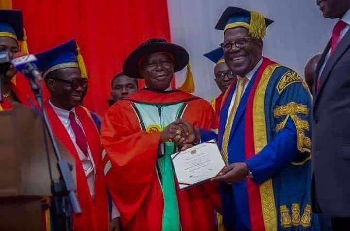 Asantehene honored with Doctor of Law at special UCC congregation