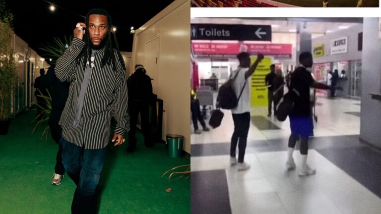 Burna Boy sends two footballers from his academy to Europe for trials with Premier League clubs, Brentford and Liverpool.