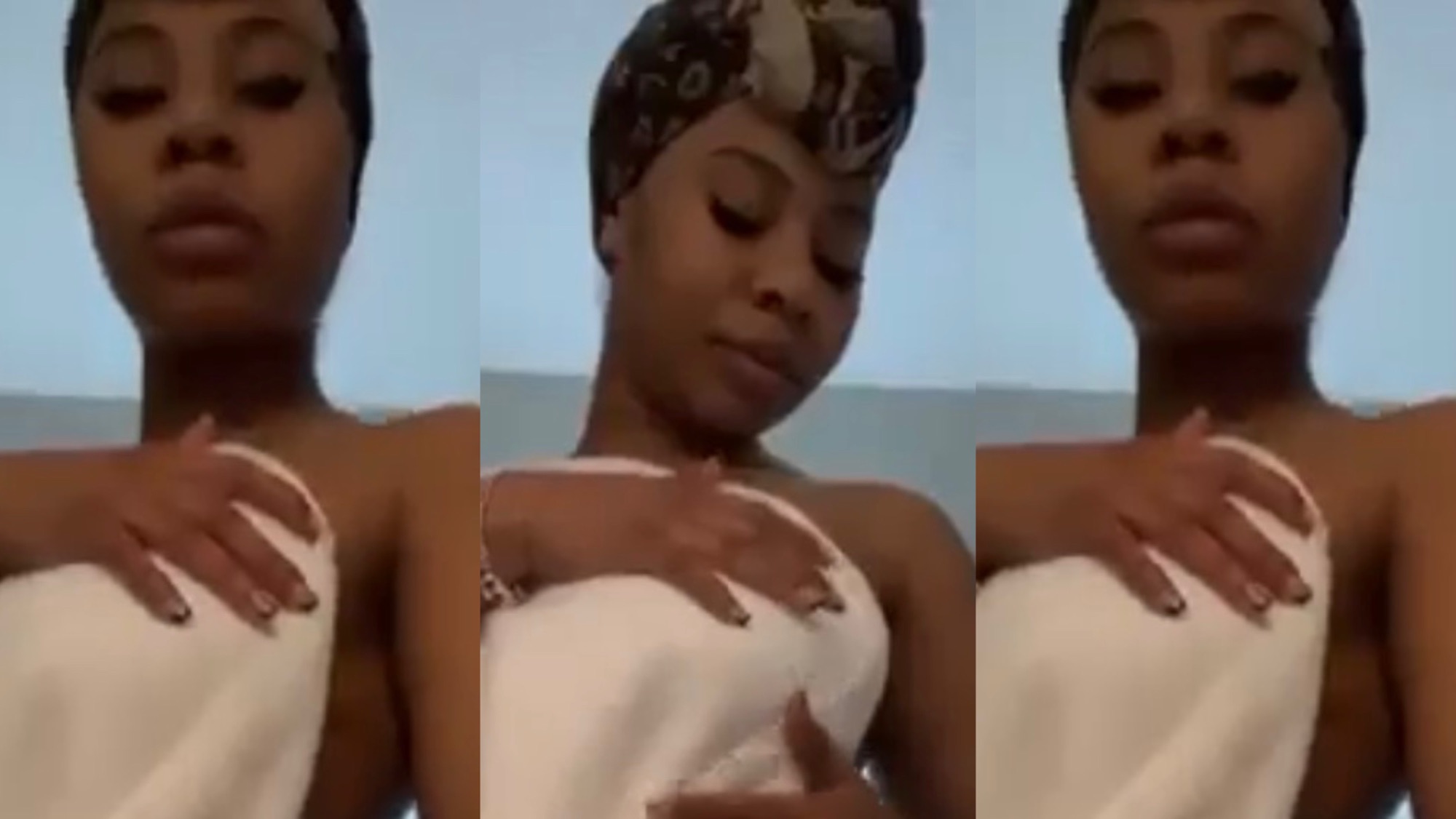 The video of the woman in the shower