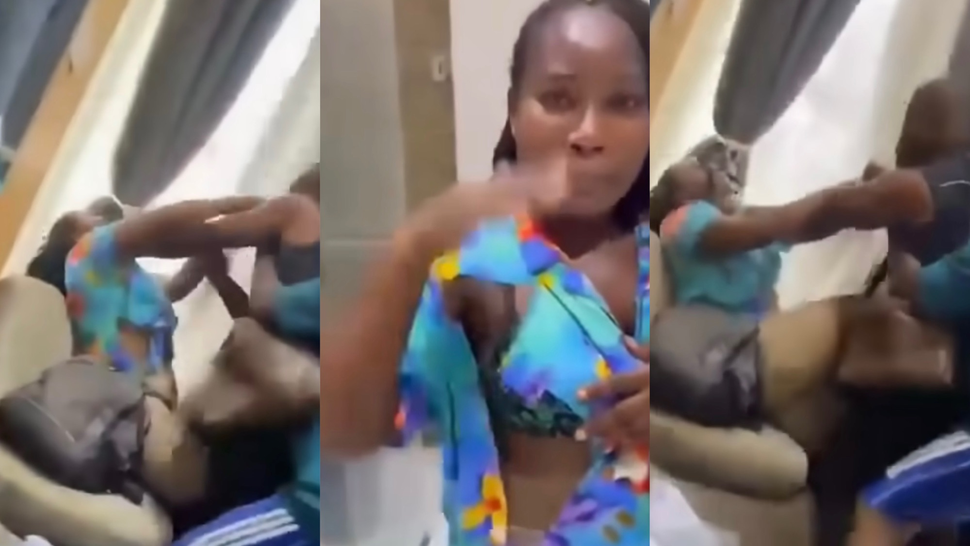 Fight breaks out between a male Nollywood producer and a female crew member on movie set