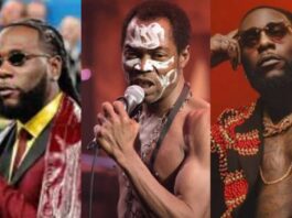 Fela Kuti is the only one Greater Than Me – Burna Boy