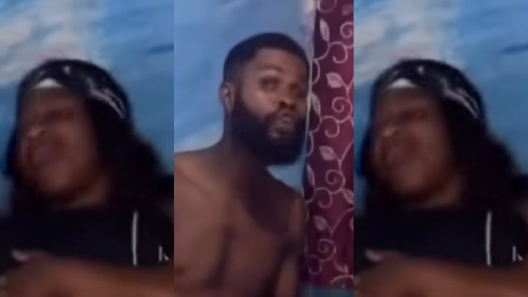 Married woman with her gym instructor video