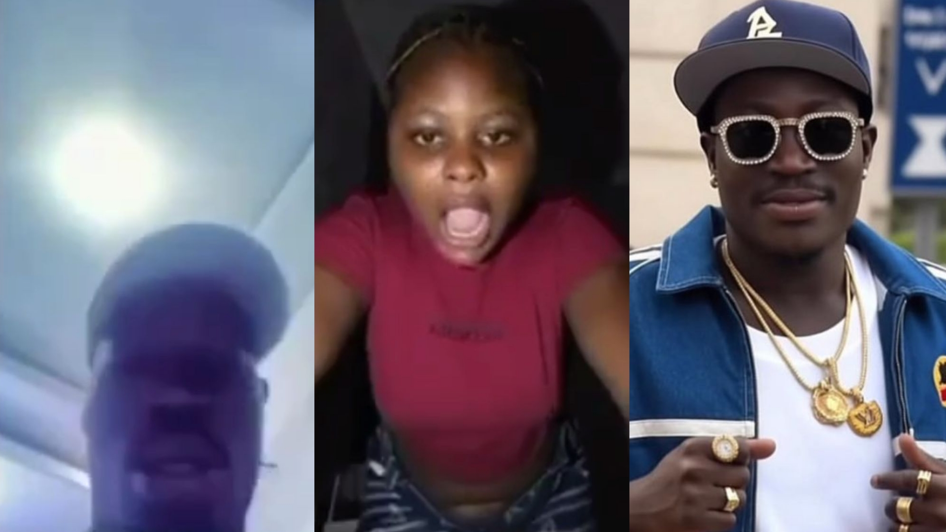 DJ Chicken shows Girl His “Gborla” on tiktok Live