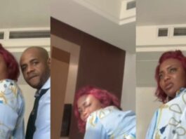 The 9 minute video with his best friend wife on the office table