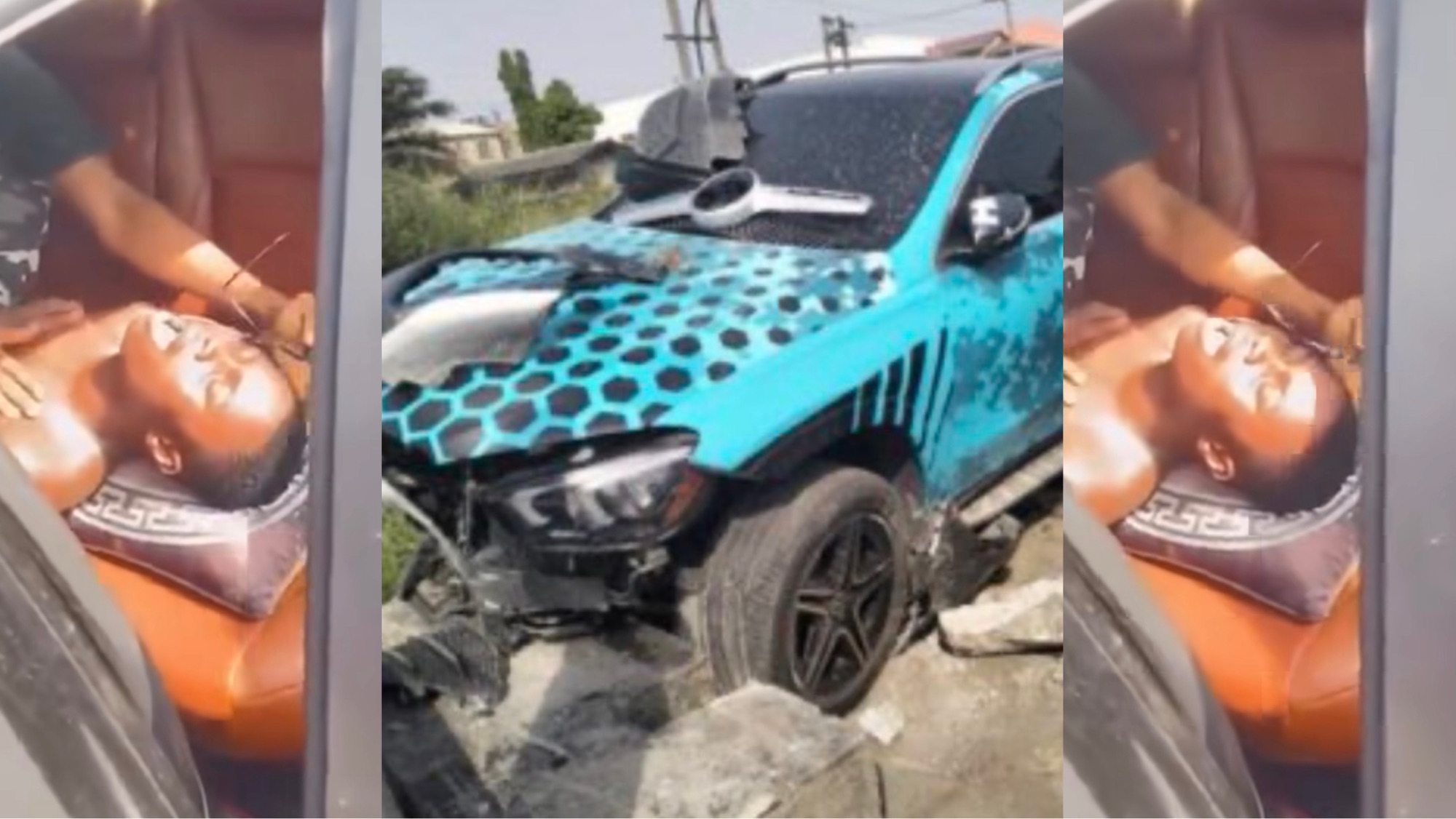 WATCH: Moment Peller was rescued from his car and rushed to hospital