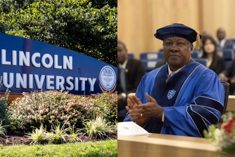 Lincoln University cancels Mahama’s honorary doctorate over LGBTQ+ bill