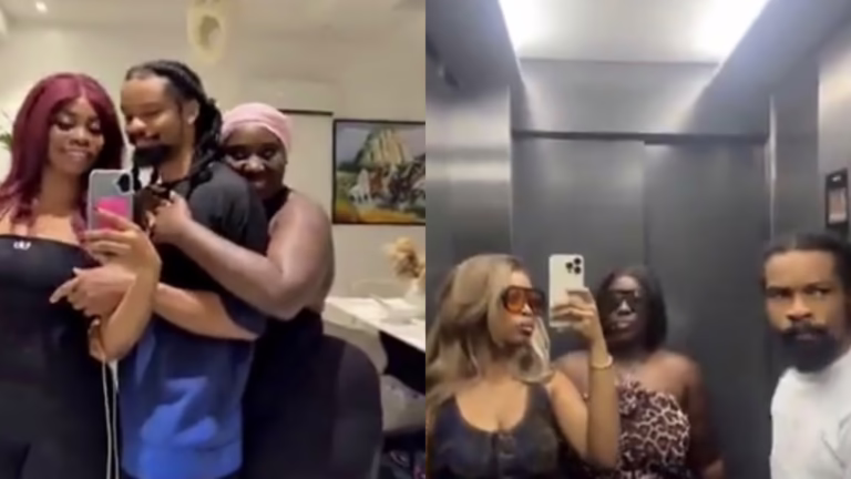 Video: Meet the most luckiest man in the world; two women, one relationship